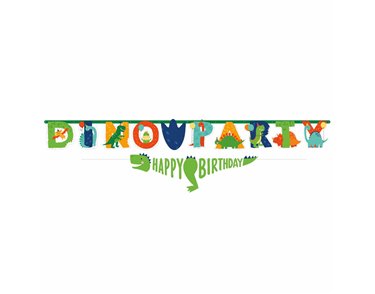 DINO MITE LETTER BANNER