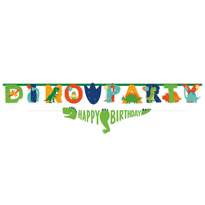 DINO MITE LETTER BANNER