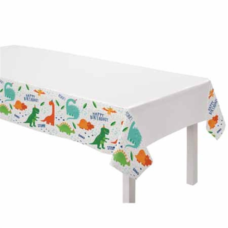 DINO MITE PAPER TABLECOVER