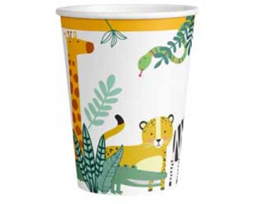 8PK 250ml GET WILD CUPS