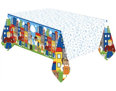 1.8m x 1.2m PARTY TOWN PAPER TABLECOVER