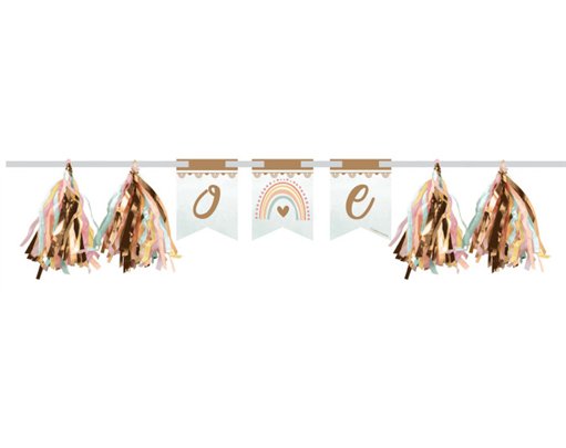 BOHO RAINBOW HIGH CHAIR DECORATION