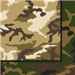 (16) MILITARY CAMO L/NAPKINS