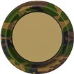 (8) 9in MILITARY CAMO PLATES
