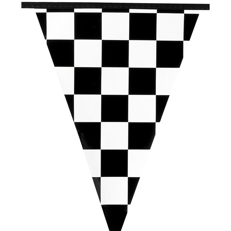 6m CHEQUERED FLAG RACING BUNTING