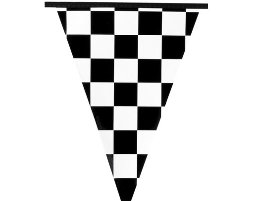 6m CHEQUERED FLAG RACING BUNTING