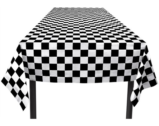 CHEQUERED FLAG RACING TABLECOVER
