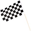 CHEQUERED FLAG RACING HAND FLAG