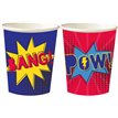8PK 250ml SUPER HERO CUPS
