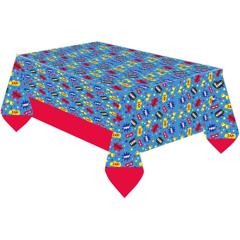 SUPER HERO PAPER TABLECOVER