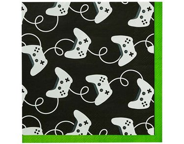 16PK GAME CONTROLLER PAPER NAPKINS