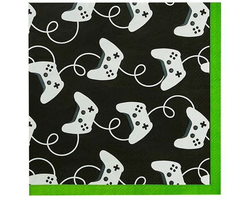 16PK GAME CONTROLLER PAPER NAPKINS