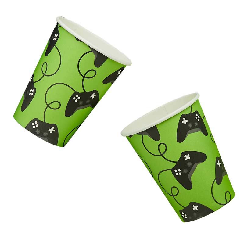 8PK GAME CONTROLLER PAPER CUPS