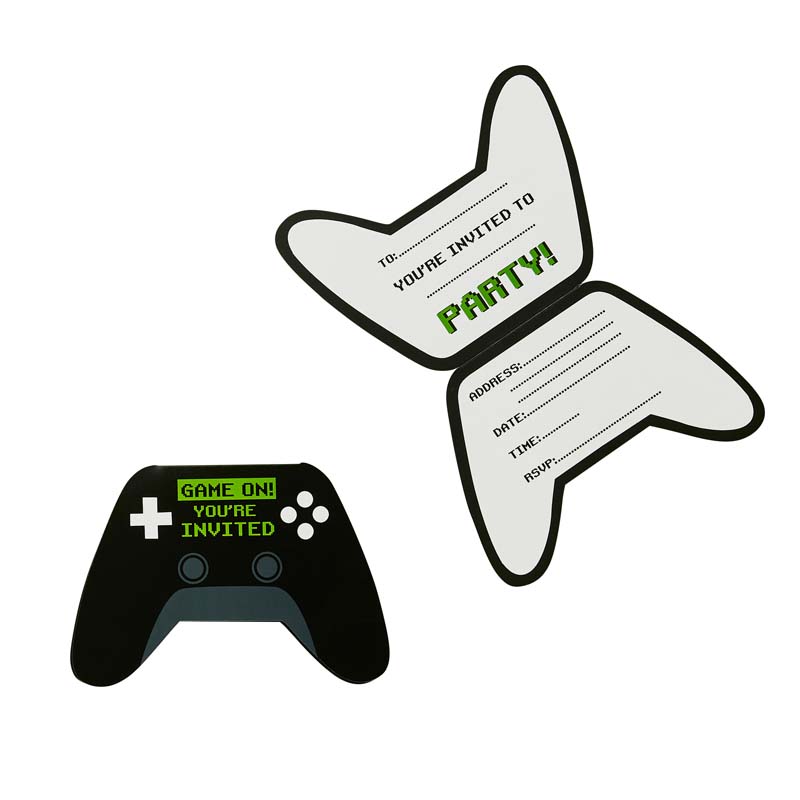 10PK GAME CONTROLLER INVITATIONS