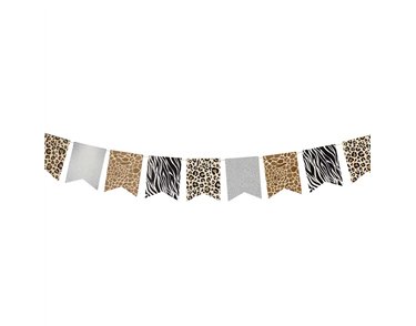 2.5m ANIMAL PRINT BUNTING
