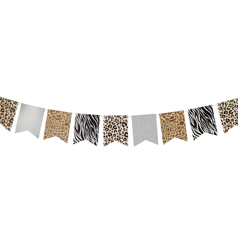 2.5m ANIMAL PRINT BUNTING