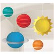 5PC BLAST OFF PAPER LANTERN SET
