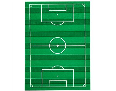 16PK FOOTBALL PITCH PAPER NAPKINS