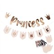 2m PRINCESS BANNER WITH PERSONALISED FLAGS