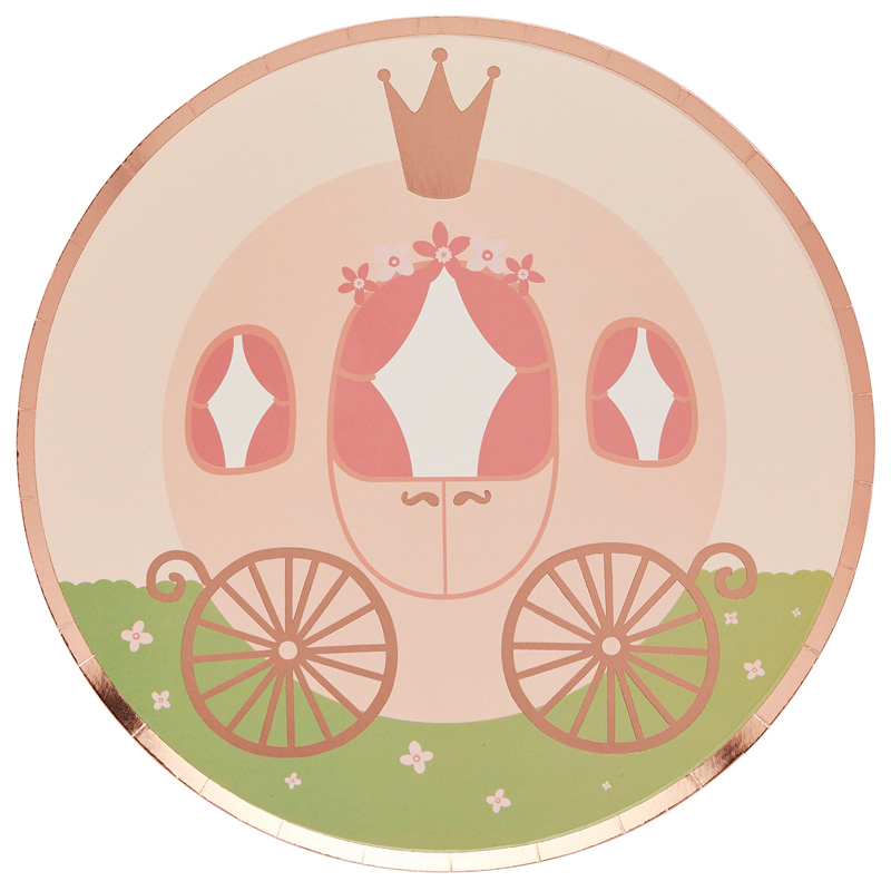 8PK CARRIAGE PAPER PLATES
