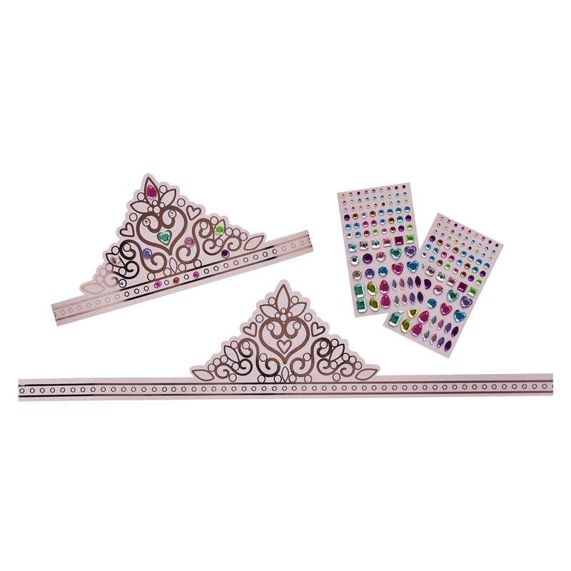 4PK DIY PRINCESS CARD TIARA KIT