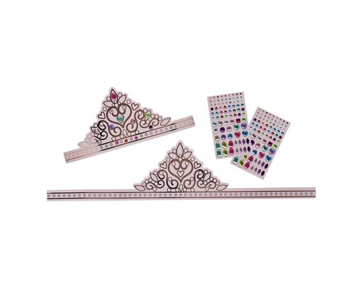 4PK DIY PRINCESS CARD TIARA KIT