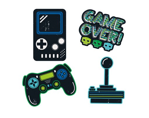 4PC GAMER BIRTHDAY WALL DECALS