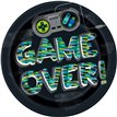 8PK 9in GAMER BIRTHDAY PLATES