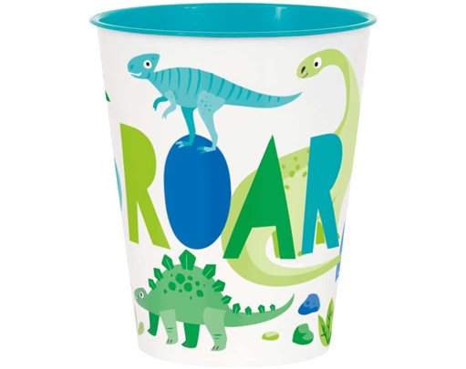4PK 10oz DINO ROAR PLASTIC CUPS