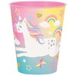 4PK 10oz UNICORN PLASTIC CUPS