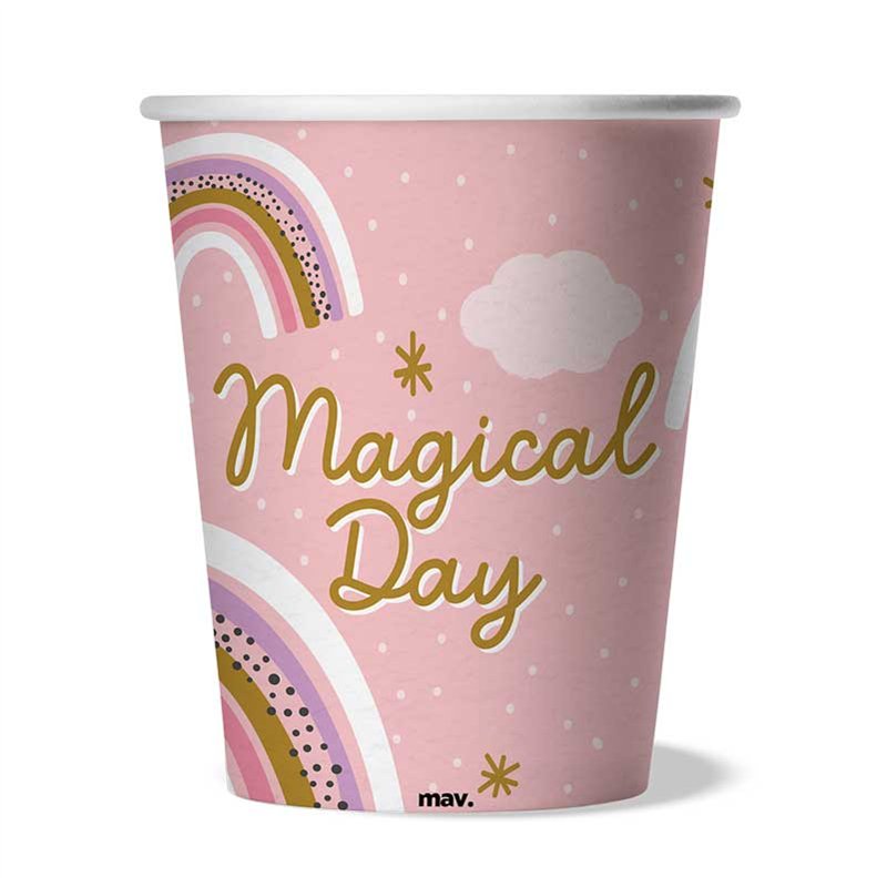 8PK 250ml MAGICAL DAY CUPS