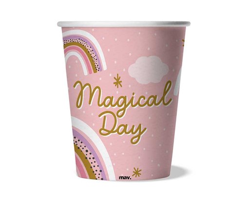 8PK 250ml MAGICAL DAY CUPS