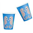 8PK SEAHORSE PAPER CUPS