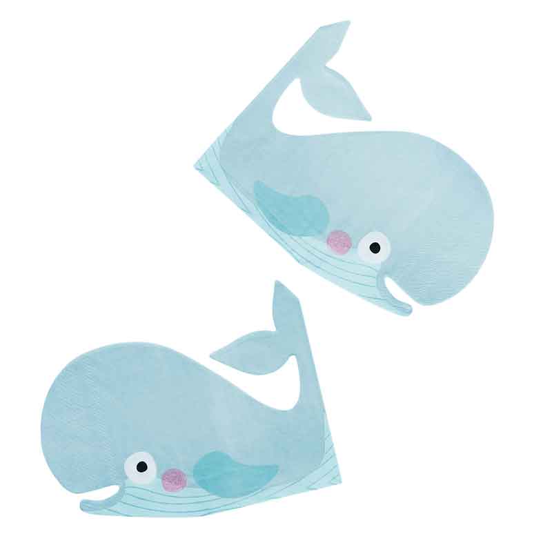 16PK WHALE PAPER NAPKINS