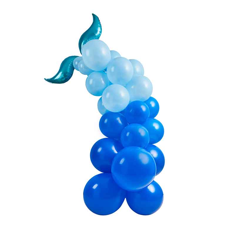 40PC WHALE TAIL BALLOON ARCH