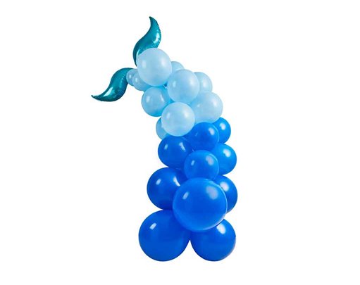 40PC WHALE TAIL BALLOON ARCH