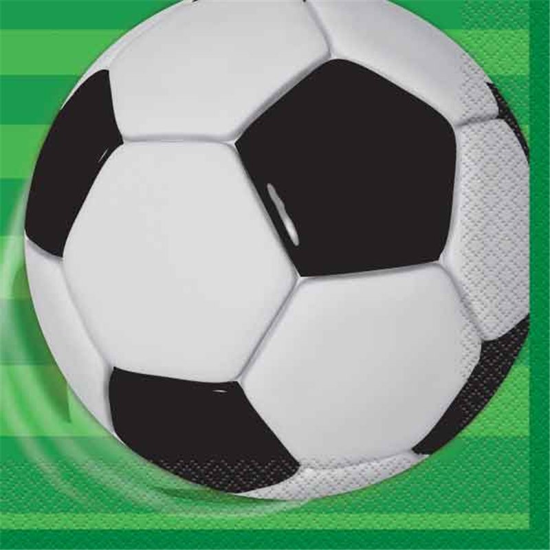 16PK 3D SOCCER NAPKINS