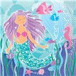 16PK MERMAID NAPKINS