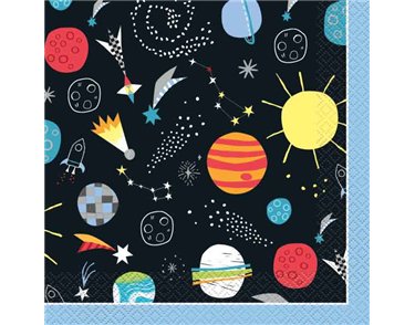 16PK OUTER SPACE NAPKINS