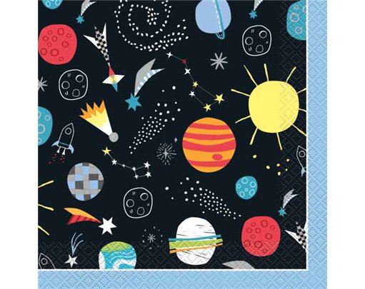 16PK OUTER SPACE NAPKINS