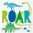 16PK BLUE & GREEN DINOSAUR NAPKINS