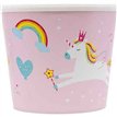 UNICORN RAINBOW COLORS REUSABLE POP-CORN BUCKET