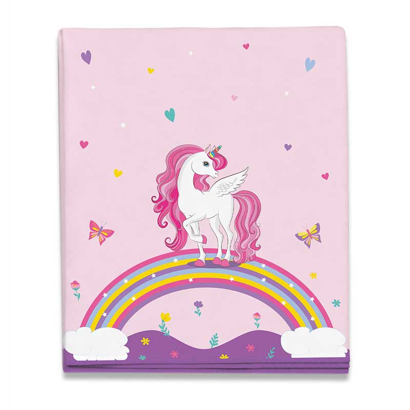 UNICORN RAINBOW COLORS REUSABLE TABLECOVER