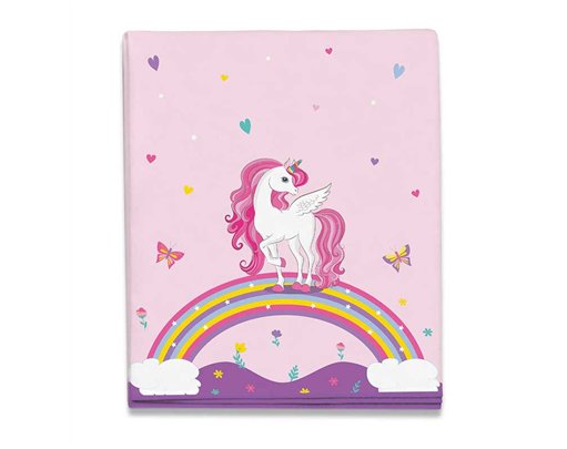 UNICORN RAINBOW COLORS REUSABLE TABLECOVER