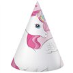 6PK UNICORN RAINBOW COLORS PAPER HATS