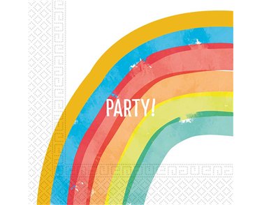 20PK RAINBOW PARTY NAPKINS