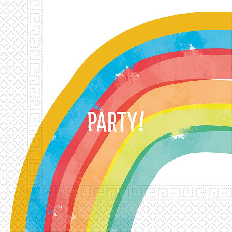 20PK RAINBOW PARTY NAPKINS