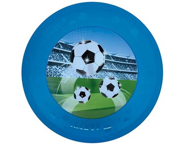 21cm SOCCER FANS REUSABLE PARTY PLATE