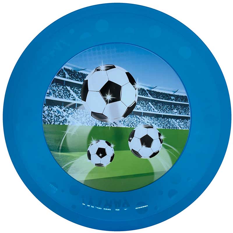 21cm SOCCER FANS REUSABLE PARTY PLATE