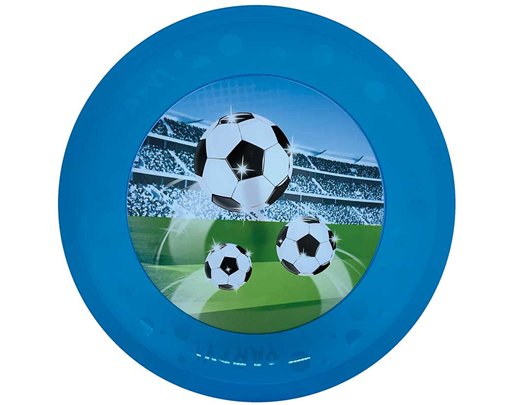 21cm SOCCER FANS REUSABLE PARTY PLATE